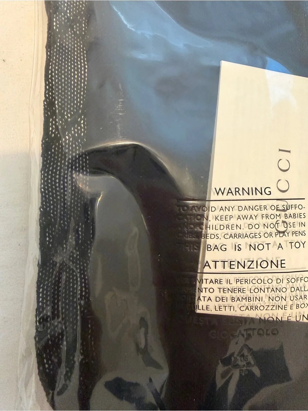 Authentic Gucci GG stretch nylon tights M